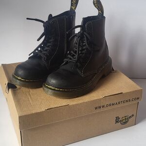 Dr. Martens Black Leather Boots